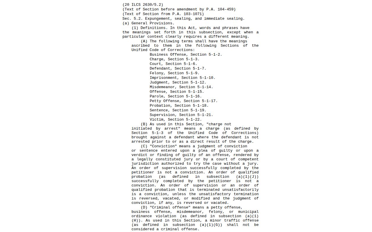 Illinois law governing Marshall County arrest records and booking photographs